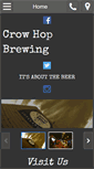 Mobile Screenshot of crowhopbrewing.com